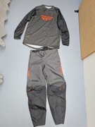 FLY Racing F-16 oliwkowy pomarańczowy Spodnie 34 + bluza L (181 cm / 75kg)