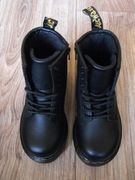 Dr. Martens UK7 EU24 15.3cm buty Skóra* Nowe wysokie dla dziecka czarne