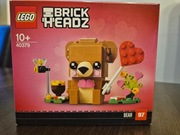 LEGO 40379 BrickHeadz Walentynkowy miś - JAK NOWY!
