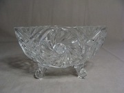 Kryształ misa miska owocarka patera salaterka czasy PRL 