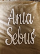 Napis imię ze sklejki wysokość 18 cm