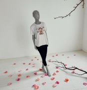 Biały T-shirt miś rozm XL