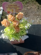 Flower box torebka kwiaty mydlane Nauczycielowi, urodziny,imieniny,,PREZENT
