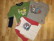 Paczka ciuchów komplet 15szt roz 122 128 PP6c