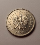 Moneta 1 zł z 1995 roku obiegowa 1zl złoty 1995r rok obiegowe złotówka