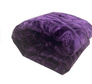 Bardzo gruby tłoczony koc akrylowy 160x200