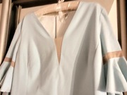 Sukienka koktajlowa błękitna 44