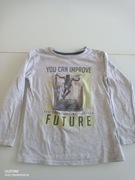 bluzka szara chłopięca obrazek 3D140  146 152