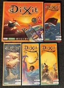 DIXIT + 4 rozszerzenia: PODRÓŻE, PRZYGODY, MARZENIA, POCZĄTKI. 420 KARTY