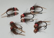 Sztuczne muchy, nimfy brązki 