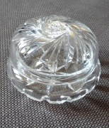 Kryształowa bomboniera vintage w czasów PRL