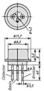 MP41 TRANZYSTOR GERMANOWY ROSYJSKI PNP