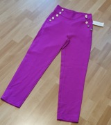 My Station - świetne jasno fioletowe spodnie roz. M