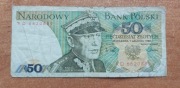 Banknot 50 zł z 1988r, Seria KD
