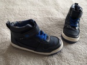 Granatowe buty sportowe sneakersy na rzepy moro Walkx 25 jak nowe