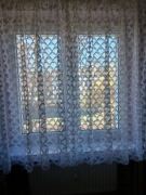 Firanka  z gęstym wzorkiem na  całości  170x450cm Z