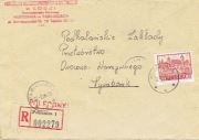 Pabianice - Koperty listów pol.1966-75