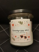 Romantyczny słoik świeca zapachowa 210g Aroma home