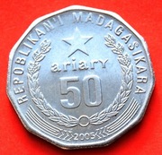 50  Ariary  2005  r  -   Madagaskar  Drzewa     stan !!!