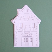 Scrapki Papierowe - Baza DOMEK BUDYNEK 2D biały.