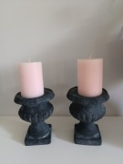 Świece zapachowe Ikea, pudrowy róż - 2 sztuki 