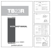 Takeuchi TB023R Excavator Service Manual Instrukcja serwisowa naprawcza