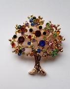 Broszka Drzewko owocowe