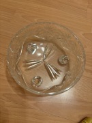 Kryształ kryształowa miseczka misa pojemnik miska salaterka PRL