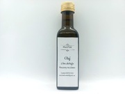 Olej lniany tłoczony na zimno ze złtego lnu 100 ml