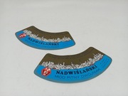 Nadwiślanki miód pitny dwójniak - dwie etykiety