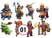 Pan Opłatek na tort - CLASH STARCIE KRÓLÓW A4