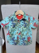 Ted Baker 74 koszula hawajska z krótkim rękawem w kwiaty