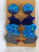 Kolczyki z żywicy Handmade 