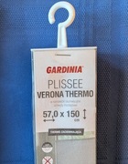 Roleta plisowana Gardinia Verona Thermo 57x150 cm biała NOWA