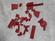 Klocki Lego Mix Bordowe Dark Red  (40G)