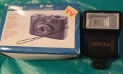 aparat foto analog Nippon + lampa błyskowa Nippon  