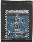 NIEMCY MEMEL 20PF