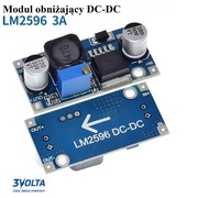 Moduł obniżający napięcie regulowany LM2596 DC-DC 4.5–28V do 0.8–20V 3A