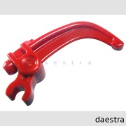 LEGO 92220 BROŃ PAZUR z klipsem czerwony