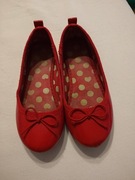 Baleriny, balerinki dla dziewczynki, lakierki, rozmiar 24