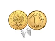 1 gr grosz 2010 mennicze z woreczka + GRATISY