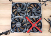 3 Sztuki Montech ARGB PWM AX 120mm Wentylatory Nowe