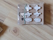 DREWNIANE SPINACZE KLAMERKI kaktusy 6SZT