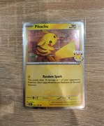 Pikachu 051/162 TEF Cosmos Holo Pokemon Day Stamp
