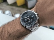 NIESPOTYKANY zegarek orient multi year czarny japoński cesarski patelnia