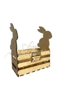 Koszyk Wielkanocny Personalizowany z Imieniem + sianko gratis 