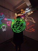 Kapusta Neon Napisy LED. Warzywa Napisy Świetlne.