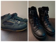 Lasocki trzewiki czarne skórzane  r. 37, wkładka 23,5 cm - 2 PARY różne