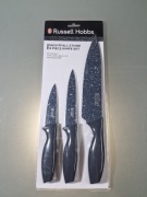 Russell Hobbs Zestaw Noży 3-Częściowy Nightfall Stone Stal Nierdzewna