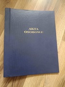 Akta osobowe  teczka 